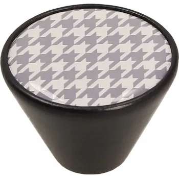 Nábytkové kování Nábytková úchytka knopka černá matná pepito Gamet