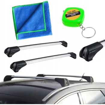 Střešní nosič BMW 3 F31 Kombi Touring 12-19 na podélné nosiče (relingy)