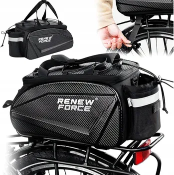 brašna na kolo Cyklistická brašna Renew Force voděodolná na nosič 11 l s odrazkami