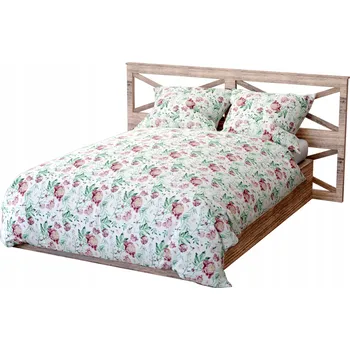 Povlečení BIAŁA POVLEČENÍ Z BAWEŁNY PEONY PIVOŇKY