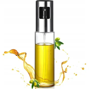 Nádoba na olej a ocet SKLENĚNÁ LAHVIČKA S ROZPRAŠOVAČEM na ocet a olej 95 ml