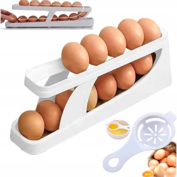 ORGANIZÉR NA VEJCE DO LEDNICE REGÁL POLICE ZÁSOBNÍK + SEPARÁTOR