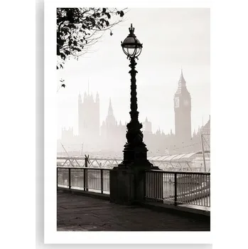 Obraz Plakát bez rámu do obýváku, ložnice 50x70 architektura moderní obraz