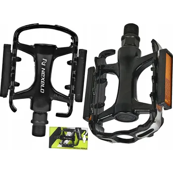 Pedál na kolo Platformové pedály Nexelo L144158 černé