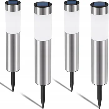 Venkovní osvětlení Solární lampa zapichovací lampa Smartled stříbrná 37,5 cm 1 ks