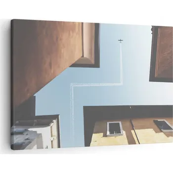 Obraz Obraz na plátně do obýváku, ložnice 70x50 cm - foto obraz na zeď s motivem letadla