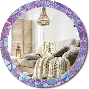 Zrcadlo Zrcadlo Prismalumino nástěnné kulaté 800 x 800 mm