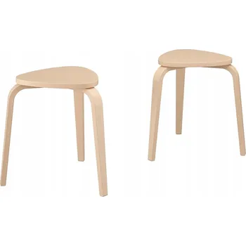 Stolička IKEA KYRRE Stolička, 2 ks bříza