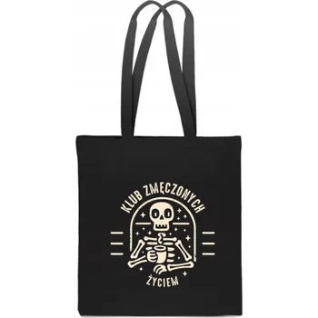 Nákupní taška Nákupní taška PoStar černá bavlna