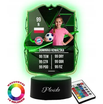 Lampička Plexido vícebarevná Noční lampa