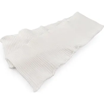 Elastický žebrovaný náplet hrubší šíře 14 cm Varianta: 1 krémová nejsvět., Balení: 3 ks