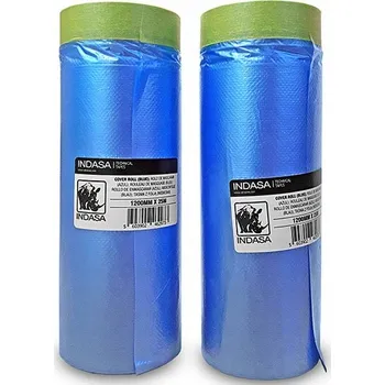 Zakrývací fólie na malování 1,2 m x 25 m FÓLIE S PÁSKOU 1200 INDASA 806
