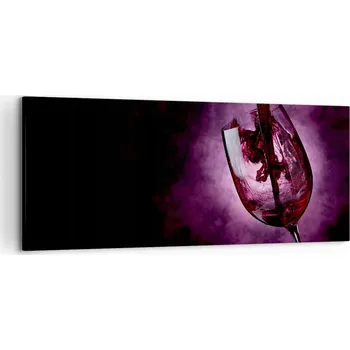 Obraz Obraz na plátně do obýváku ložnice 120x50 sklenice foto obrazy na zeď