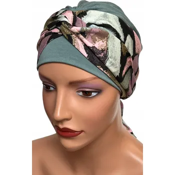 Podprsenka Eva Design turban zelený, univerzální velikost