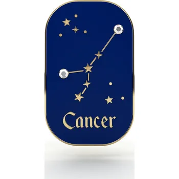Přívěsek PINETS připínáček (odznak) znamení zvěrokruhu rak Cancer zirkony