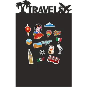 Magnetická tabule samolepicí Naklejkomania černá 45x70 cm