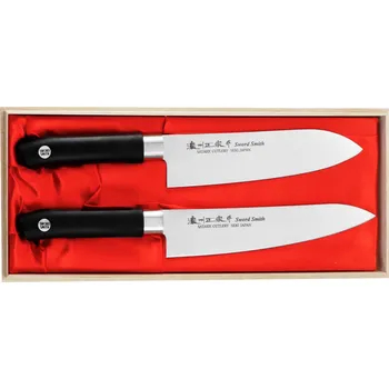 Kuchyňský nůž Satake Sword Smith Sada 2 nožů Santoku a kuchařský nůž