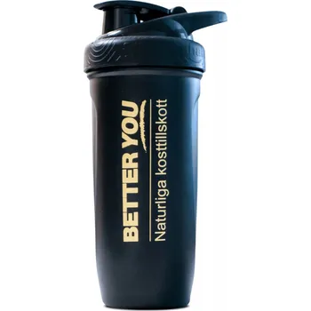 Shaker Šejkr kovový ocelový 900 ml černý Better You
