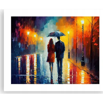 Obraz Obraz plakát na zeď bez rámu 50x40 pár foto plakátů do obýváku ložnice