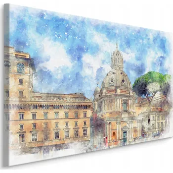 Obraz Obraz na plátně do ložnice, město Řím 90x60