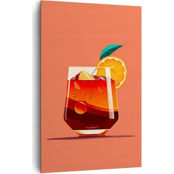 Obraz Velký obraz do obýváku XXL 80x120 koktejl moderní na plátně obrazy