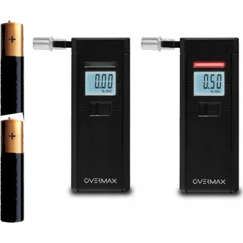 IP kamera Elektrochemický alkohol tester Overmax černý se 3 náustky AAA