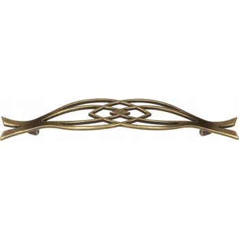 Nábytková úchytka GAMET UR40, antická mosaz patinovaná, 128 mm