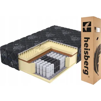 Matrace Pružinové taštičkové matrace Heisberg DARK EXCLUSIVE 140 x 200 x 24 cm H3