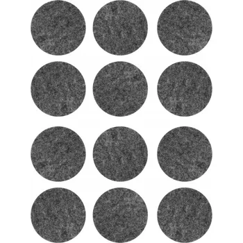 Podložka pod nábytek VORSTAHL FILCOVÉ PODLOŽKY ŠEDÉ FI 25MM 6MM