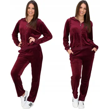 Dámská sametová TEPLÁKOVÁ SOUPRAVA souprava WE9110 vel. XXL