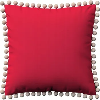 Povlak na polštářek Dekoria Povlak na polštář Wera, červený