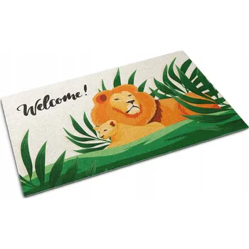 Rohožka Savá venkovní vstupní rohožka před dveře Divoké Kočky XXL 150x100