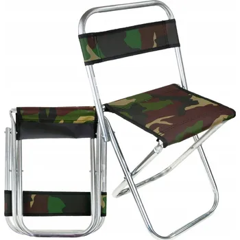 Rybářská židlička Martom zelená maskáčový skládací