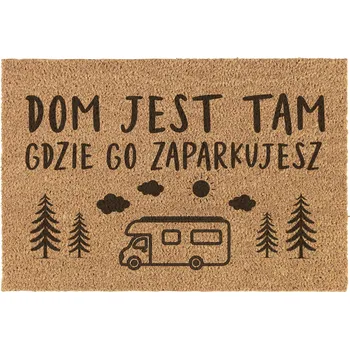 Rohožka Hotová kokosová rohožka do interiéru 40 x 60 cm