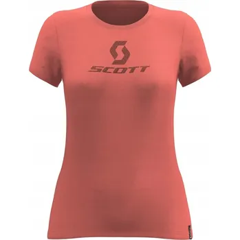 Dámské tričko Dámské tričko Scott Icon cihlově červené L