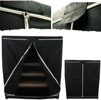 Obraz Ochranný obal / kryt na regál 90x110x40 cm, ČERNÝ, odolný