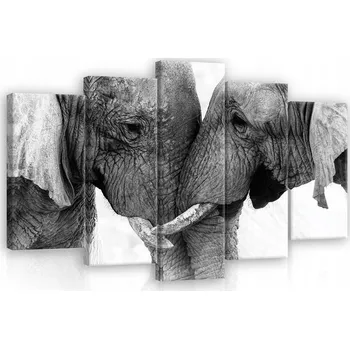 Obraz Obraz do ložnice sloni moderní triptych 100x60