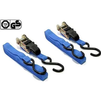 Upínací popruh Upínací popruh COMPASS Popruh s ráčnou a háky 2ks 125daN 24mm x 4,50m TÜV