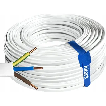 elektrický kabel Plochý elektrický kabel, instalační YDYp Hilark 3 x 1,5