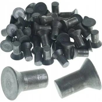 Nýt PLNÉ KUŽELOVÉ NÝTY S HLAVOU 5 x 12 mm NÝT PRO ZANÝTOVÁNÍ DIN661