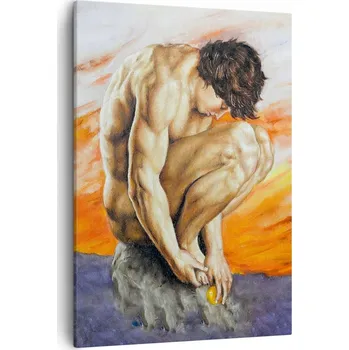 Obraz Obraz na plátně do obýváku ložnice 50x70 tělo obrazy na zeď canvas