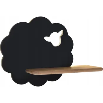 Nástěnné svítidlo Nástěnná lampa s poličkou 5W LED 4000K černá Sheep