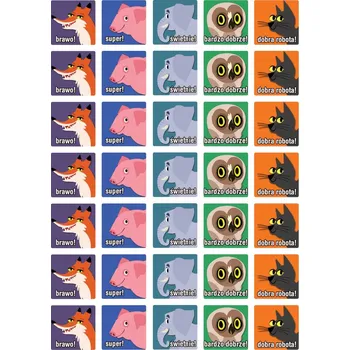 samolepka Motivační Samolepky eduNagrody 35 ks