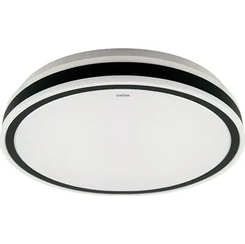 Kulatý Stropní Svítidlo GOLED 38 x 6,5 cm bílá, černá