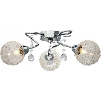 Kulatý Stropní Svítidlo Reality 45 x 44 cm stříbrná