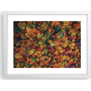 Obraz Obraz plakát v bílém rámu do obýváku 40x30 krajina foto na zeď