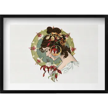 Obraz Dekorativní nástěnný obraz do obýváku kuchyně Portrét krásné ženy 70x50 cm