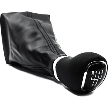 Hlavice řadicí páky PROTEC Řadící páka s manžetou, Škoda Fabia 1 1999 - 2008 5 rychlostní černá