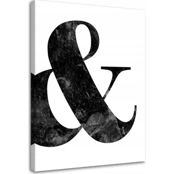 Obraz Obraz na plátně symbol na bílém pozadí 40x60