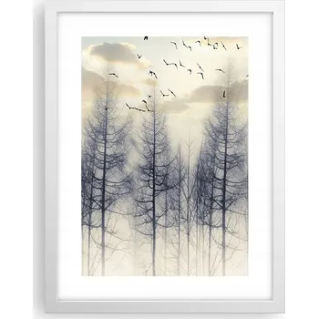 Obraz Obraz plakát v bílém rámu do obýváku 30x40 krajina plakáty na zeď
